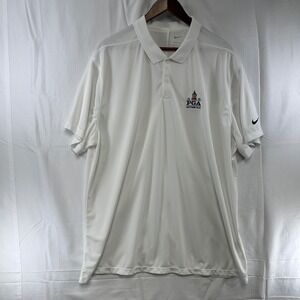 Nike Polo Shirt Mens XXL White 2022 PGA Southern Hills Dri-FIT DH0824-100